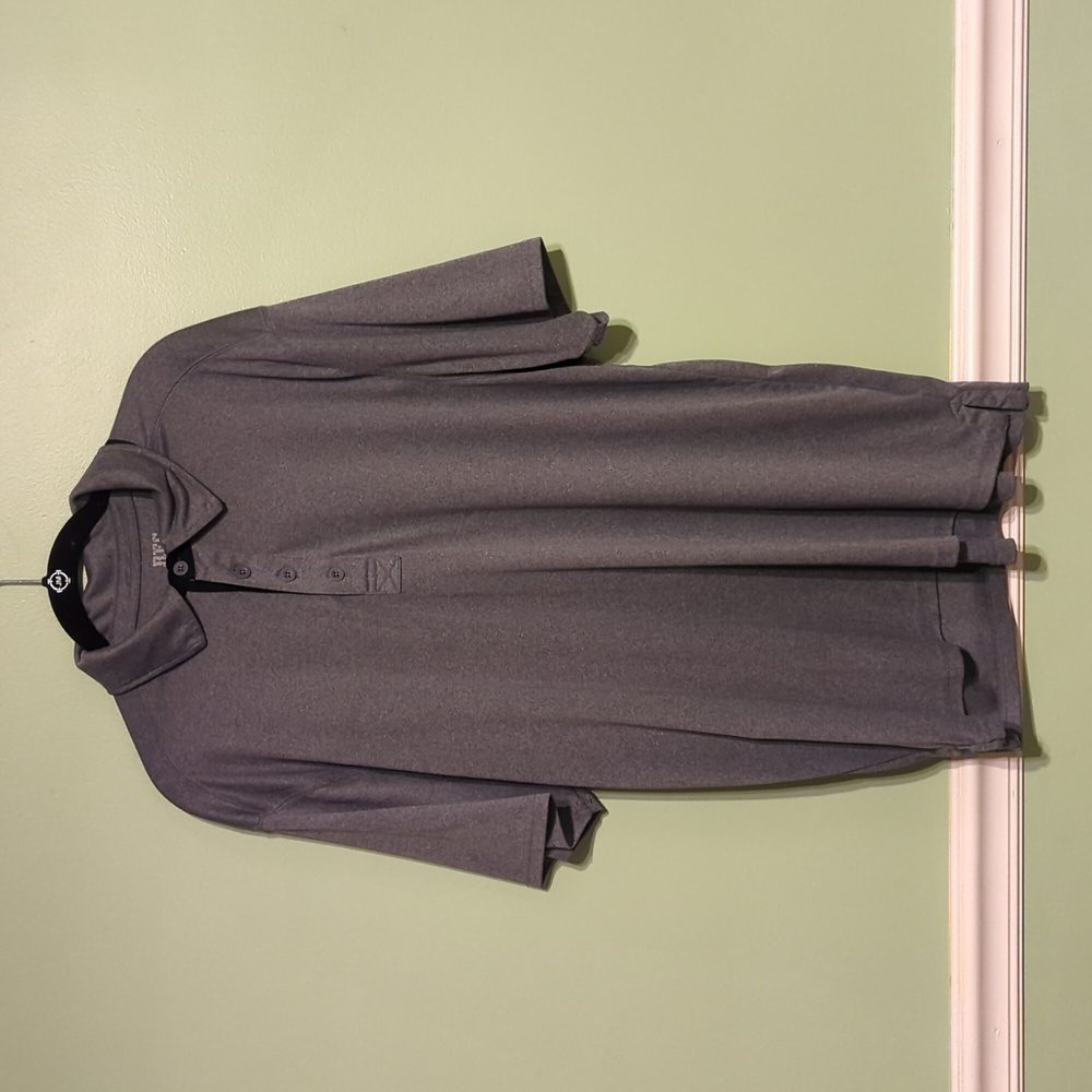 Rec Tech Activewear Men's Gray Polo